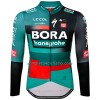 Maglia 2023 BORA-Hansgrohe Manica Lunga Verde Nero Maglia 2023 BORA-Hansgrohe Manica Lunga Verde Nero